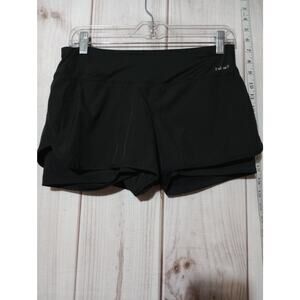 Hind Running Shorts Womens Small Black Athletic‎ Lined Polyester Spandex